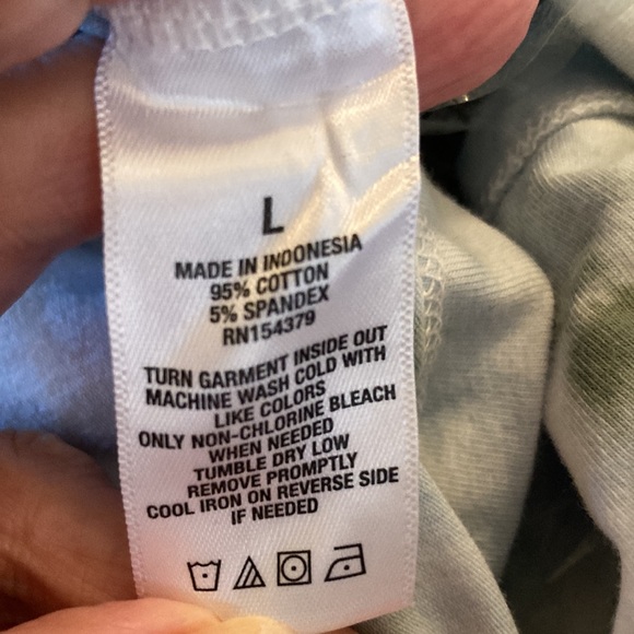 Tie dyed look crop top - Picture 5 of 5